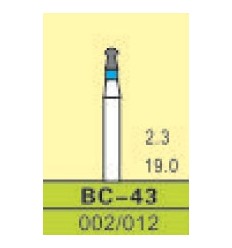 BC-43, ISO 002/012, medium/blå, 10 stk.