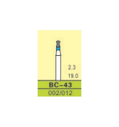 BC-43, ISO 002/012, medium/blå, 10 stk.