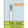 FO-32C, ISO 257/018, grov/grøn, 10 stk.