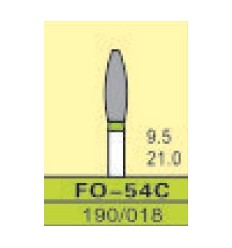 FO-54C, ISO 190/018, grov/grøn, 10 stk.