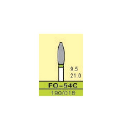 FO-54C, ISO 190/018, grov/grøn, 10 stk.