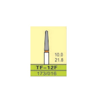 TF-12F, ISO 173/016, fin/rød, 10 stk.