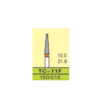 TC-11F, ISO 160/016, fin/rød, 10 stk.