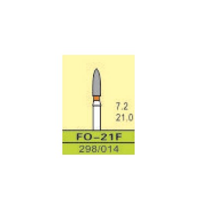 FO-21F, ISO 298/014, fin/rød, 10 stk.