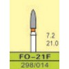 FO-21F, ISO 298/014, fin/rød, 10 stk.