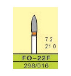 FO-22F, ISO 298/016, fin/rød, 10 stk.