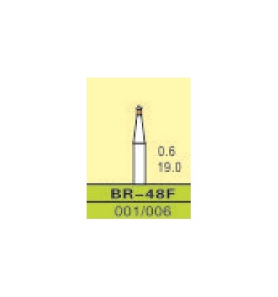 BR-48F, ISO 001/006, fin/rød, 10 stk.