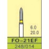 FO-21EF, ISO 248/014, XFin/Gul, 10 stk.