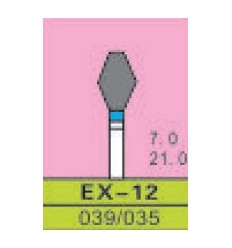 EX-12, ISO 039/035, Medium/blå, 10 stk.