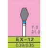 EX-12, ISO 039/035, Medium/blå, 10 stk.