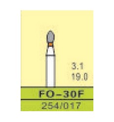 FO-30F, ISO 254/017, fin/rød, 10 stk.