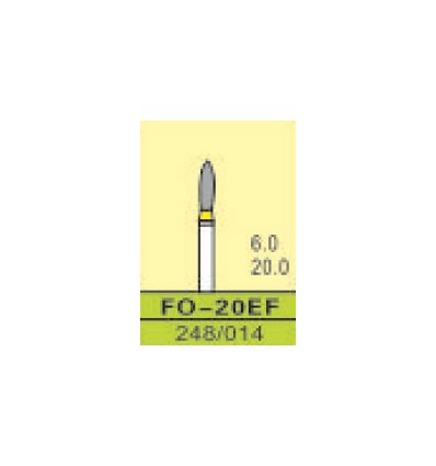 FO-20EF, ISO 248/014, Xtrafin/Gul, 10 stk.