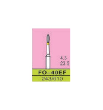 FO-40EF, ISO 243/010, Xtrafin/Gul, 10 stk.