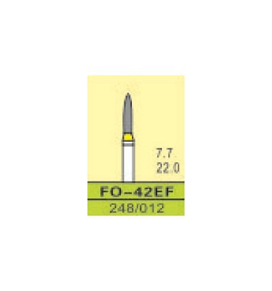 FO-42EF, ISO 248/012, Xtrafin/Gul, 10 stk.