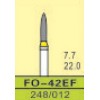 FO-42EF, ISO 248/012, Xtrafin/Gul, 10 stk.