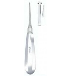 Luxator, lige, 3 mm. bred