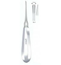 Luxator, lige, 5 mm. bred