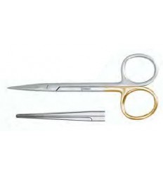 SuperCut tandkødssaks / sutursaks, ultraskarp med minimale savtakker for atraumatisk klip, lige, 12 cm