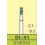 DI-SS41, ISO 019/010, medium/blå, Superkort, 10 stk.