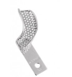 Aftryksske, metal, perforeret, Halv, OK-venstre/UK-højre