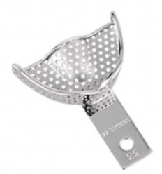 Aftryksske, metal, perforeret, Front Overkæbe