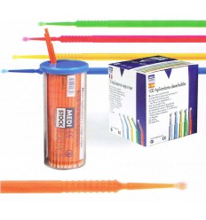 Mikrobørster, Regular, Orange, 4 x 100 stk.